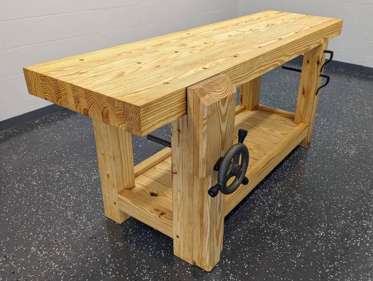 The Traditional Woodworker's workbench