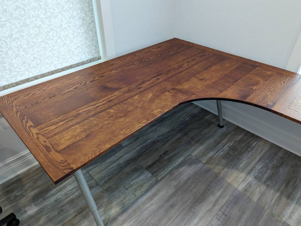 IKEA Desk Hack (AFTER)