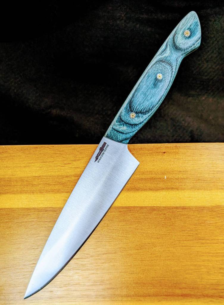 A 6 inch kitchen knife