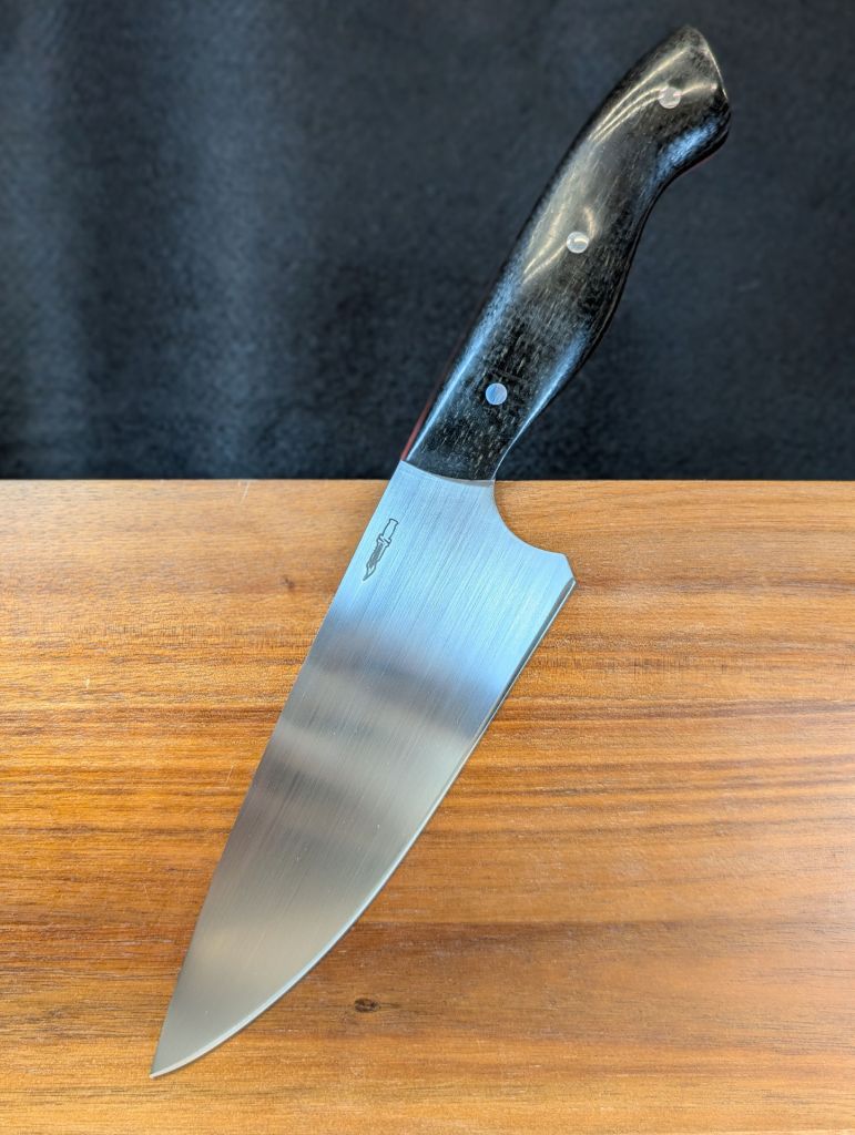 Black Burlap Micarta Chef Knife