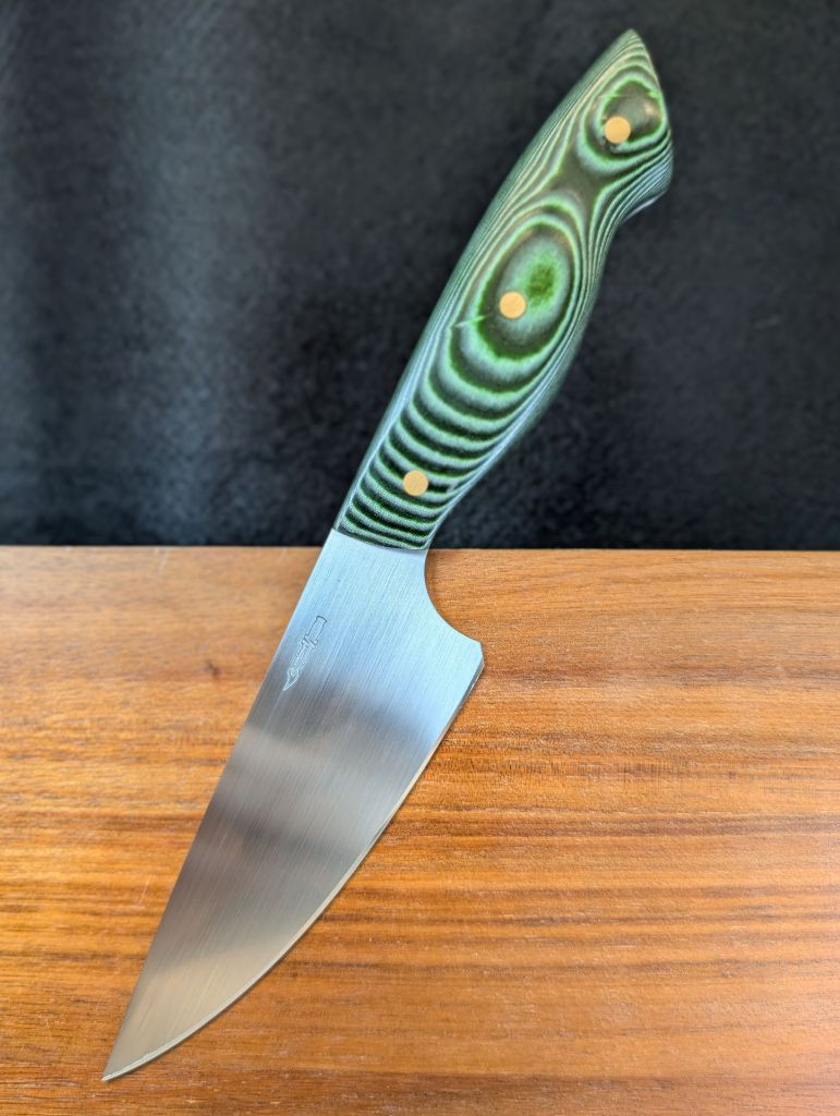 Emerald Micarta Petty Knife