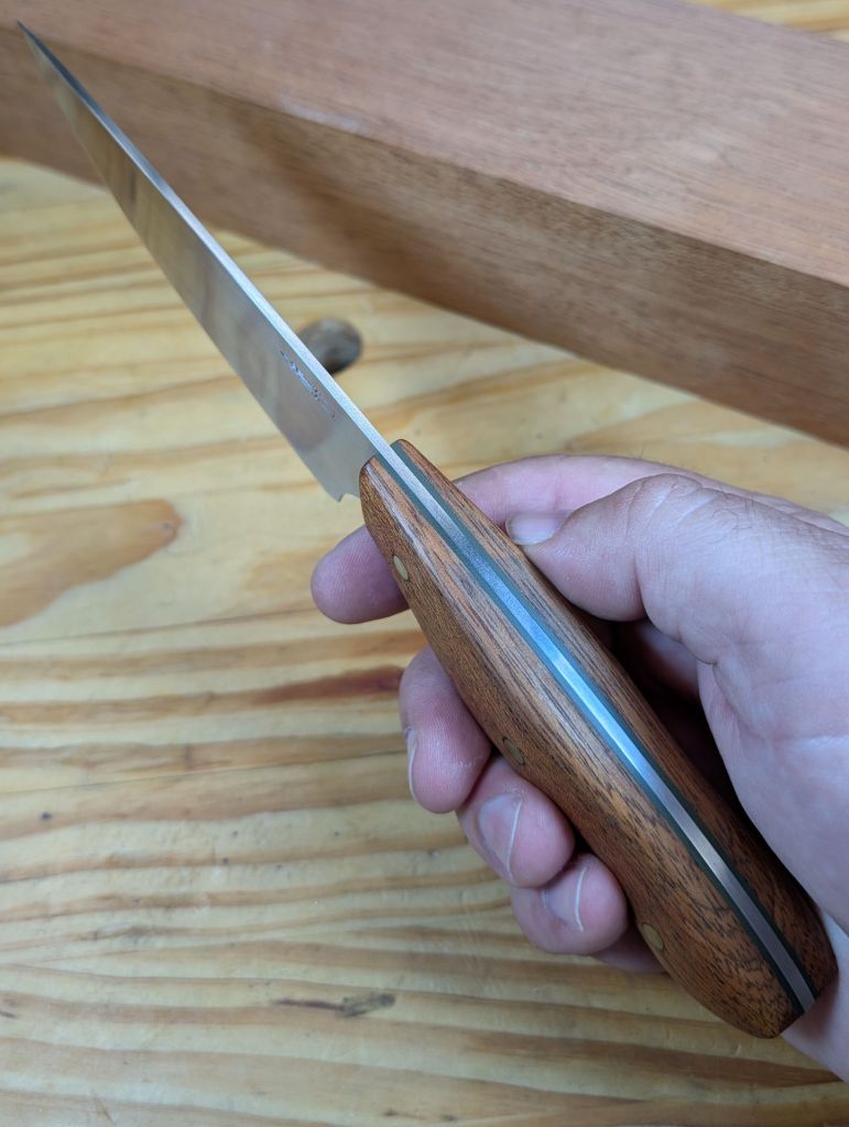 Mahogany Short Chef Knife
