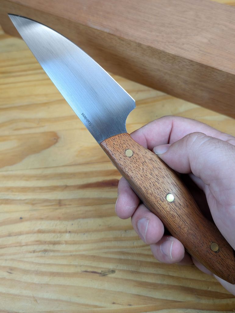 Mahogany Short Chef Knife