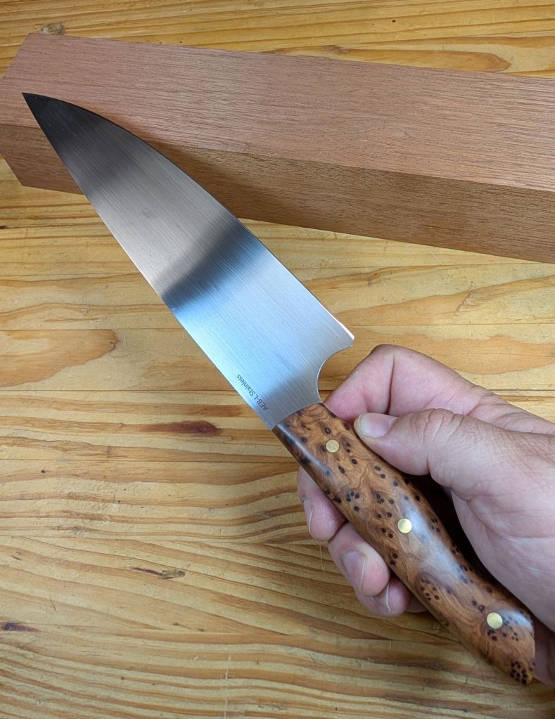 Thuya Burl Chef Knife