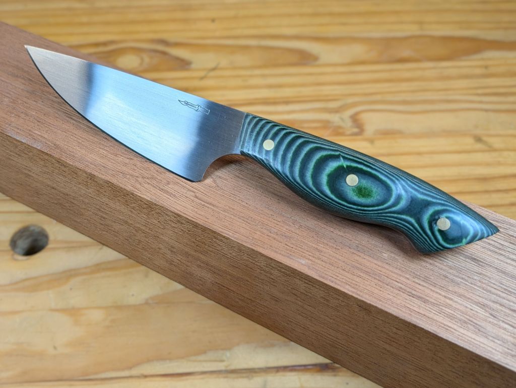 Emerald Micarta Petty Knife