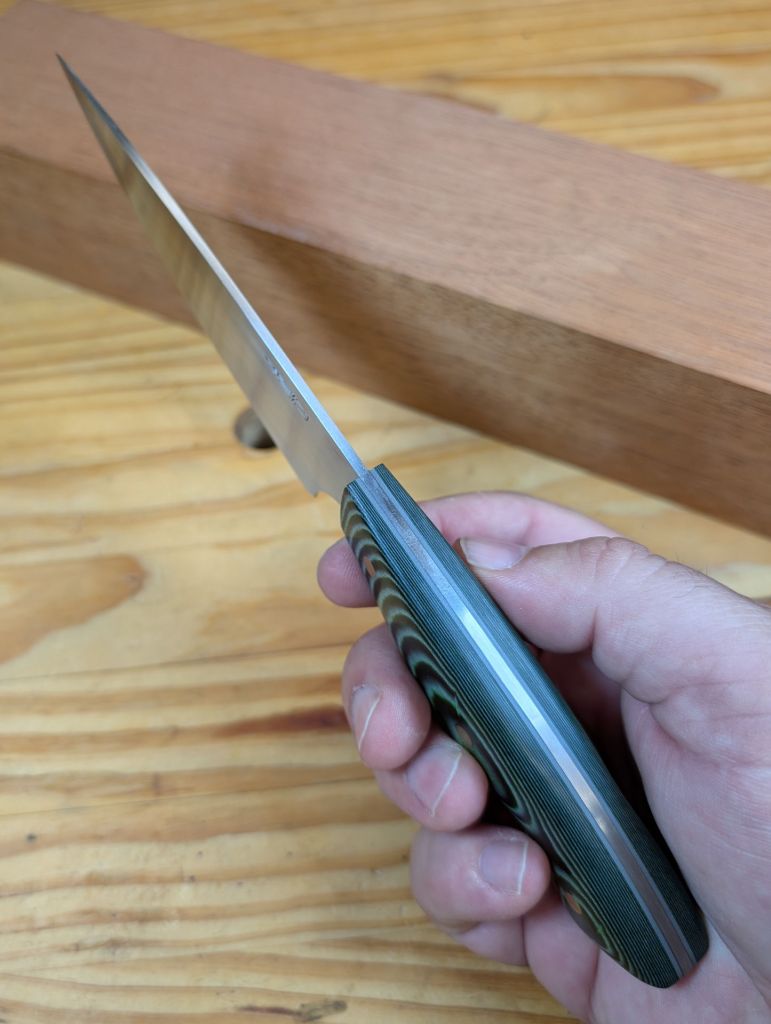 Emerald Micarta Petty Knife